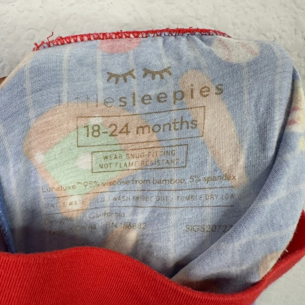 Little Sleepies PJ Pants‎ 2PC Bundle 2T 18-24M Bamboo Farm Animal Baseball